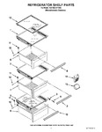 Diagram for 03 - Refrigerator Shelf Parts