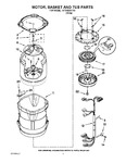 Diagram for 03 - Motor, Basket And Tub Parts