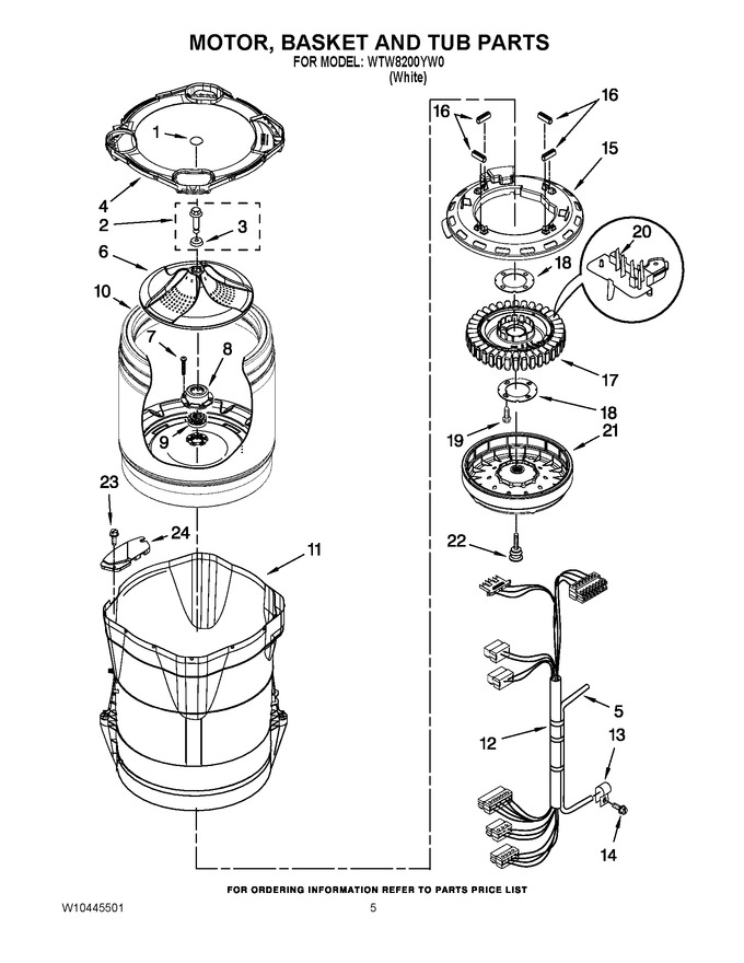 Diagram for WTW8200YW0