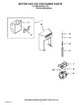 Diagram for 05 - Motor And Ice Container Parts