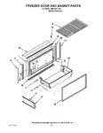 Diagram for 08 - Freezer Door And Basket Parts