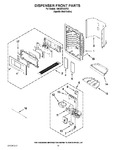 Diagram for 08 - Dispenser Front Parts