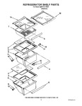 Diagram for 03 - Refrigerator Shelf Parts