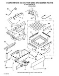 Diagram for 02 - Evaporator, Ice Cutter Grid And Water Parts