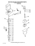 Diagram for 09 - Motor And Ice Container Parts