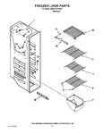 Diagram for 04 - Freezer Liner Parts