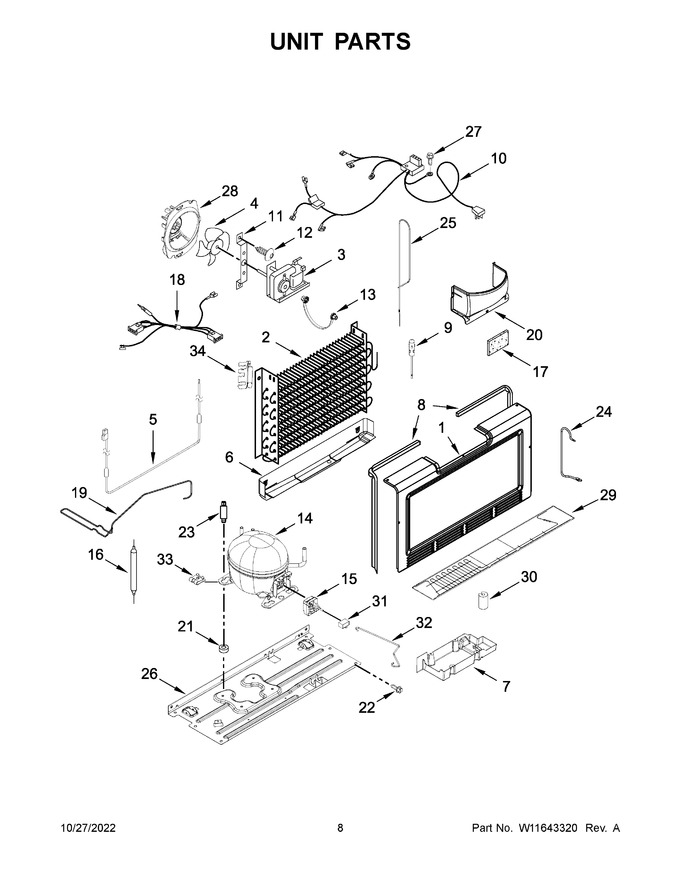 Diagram for WZF34X18DW07