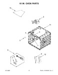 Diagram for 06 - 18 In. Oven Parts