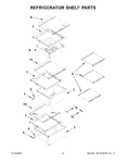 Diagram for 04 - Refrigerator Shelf Parts