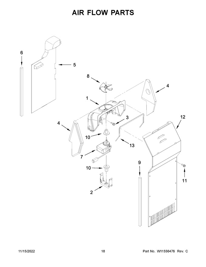 Diagram for WRS335SDHW06