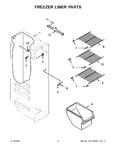 Diagram for 05 - Freezer Liner Parts