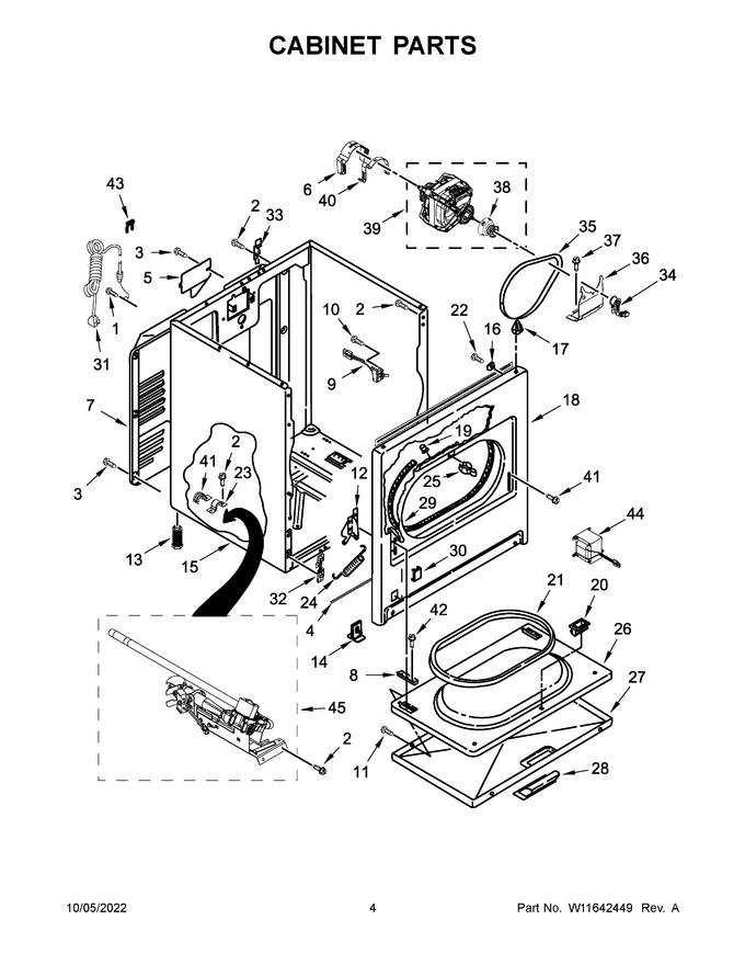 Diagram for 4GWGD4815FW2