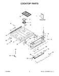 Diagram for 02 - Cooktop Parts