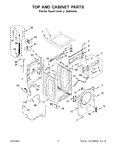 Diagram for 02 - Top And Cabinet Parts