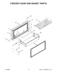 Diagram for 08 - Freezer Door And Basket Parts