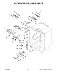 Diagram for 03 - Refrigerator Liner Parts