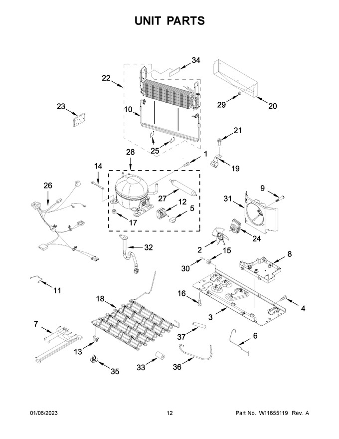 Diagram for WRF535SWHW08