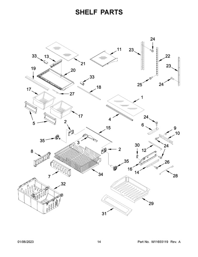 Diagram for WRF535SWHB08