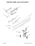 Diagram for 03 - Control Panel And Latch Parts