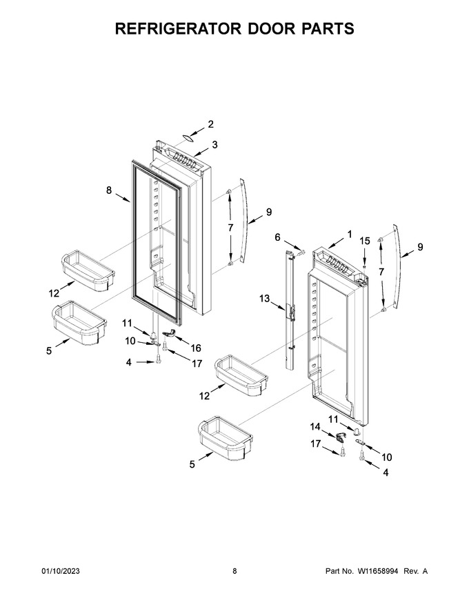 Diagram for WRF540CWHZ09