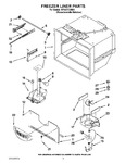 Diagram for 02 - Freezer Liner Parts