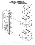 Diagram for 04 - Freezer Liner Parts