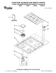 Diagram for 01 - Cooktop, Burner And Grate Parts