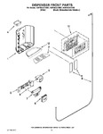 Diagram for 08 - Dispenser Front Parts