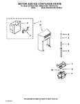 Diagram for 05 - Motor And Ice Container Parts