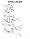 Diagram for 03 - Refrigerator Shelf Parts