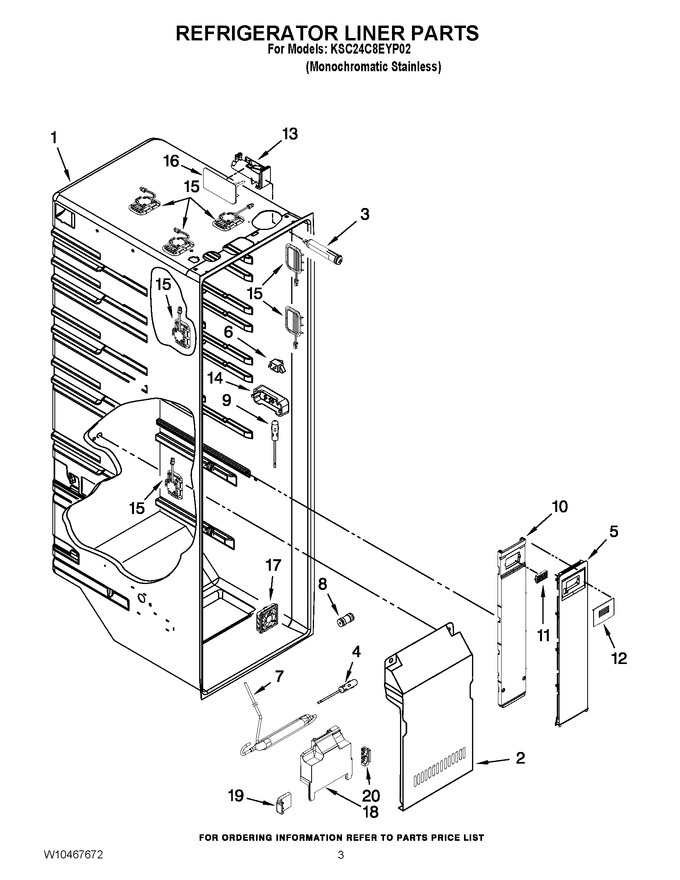 Diagram for KSC24C8EYP02