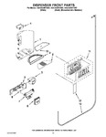 Diagram for 08 - Dispenser Front Parts