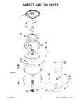 Diagram for 04 - Basket And Tub Parts