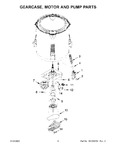 Diagram for 05 - Gearcase, Motor And Pump Parts