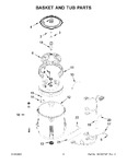 Diagram for 04 - Basket And Tub Parts