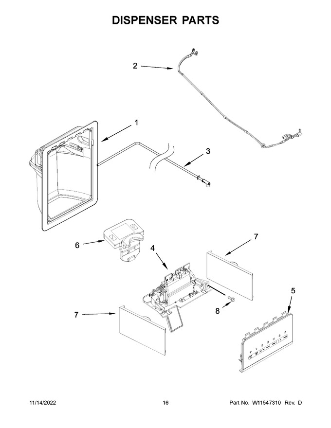 Diagram for WRS325SDHW08