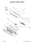 Diagram for 02 - Control Panel Parts