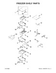 Diagram for 04 - Freezer Shelf Parts