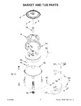 Diagram for 04 - Basket And Tub Parts