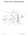 Diagram for 03 - Control Panel And Inner Door Parts