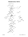 Diagram for 04 - Freezer Shelf Parts