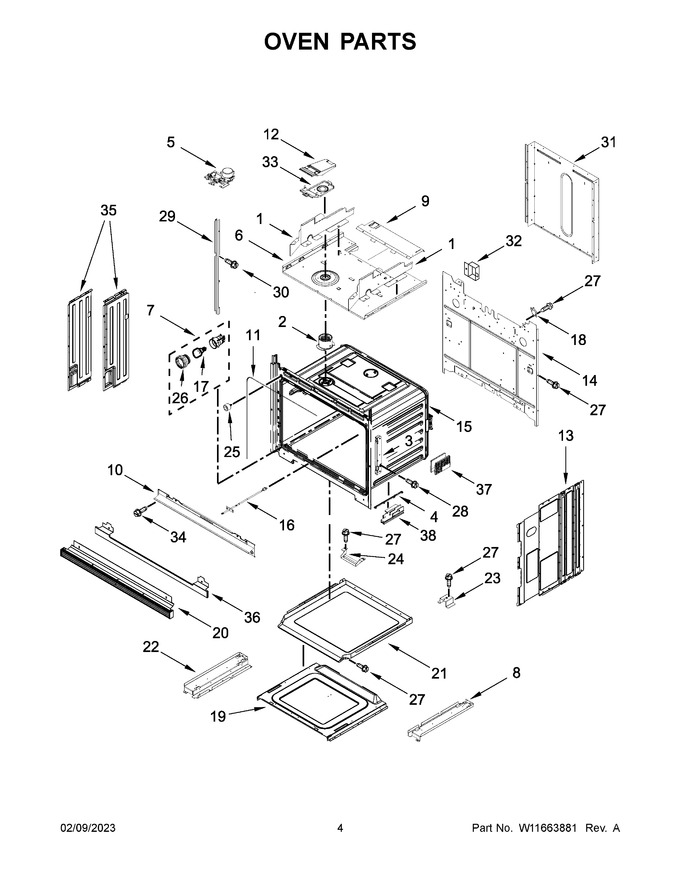 Diagram for WOC54EC7HW22