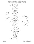 Diagram for 04 - Refrigerator Shelf Parts