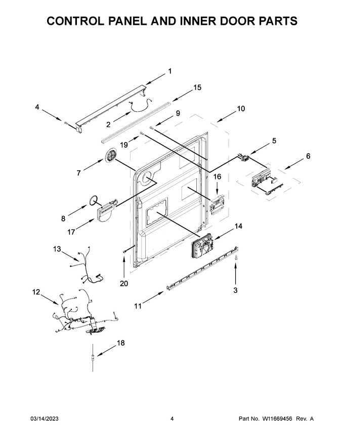 Diagram for KDFE104KWH1