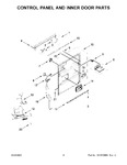 Diagram for 03 - Control Panel And Inner Door Parts