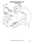 Diagram for 04 - Refrigerator Liner Parts