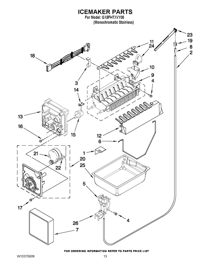 Diagram for GX5FHTXVY05