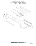 Diagram for 02 - Control Panel Parts