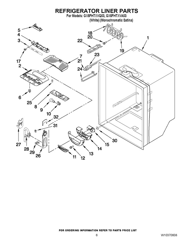 Diagram for GX5FHTXVA03