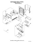 Diagram for 10 - Dispenser Front Parts